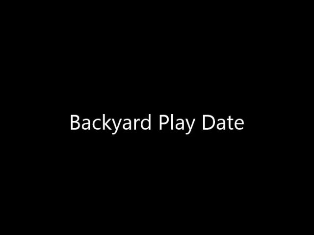 Pic #1Backyard Play Date - Masturbation, Outdoors, Toys